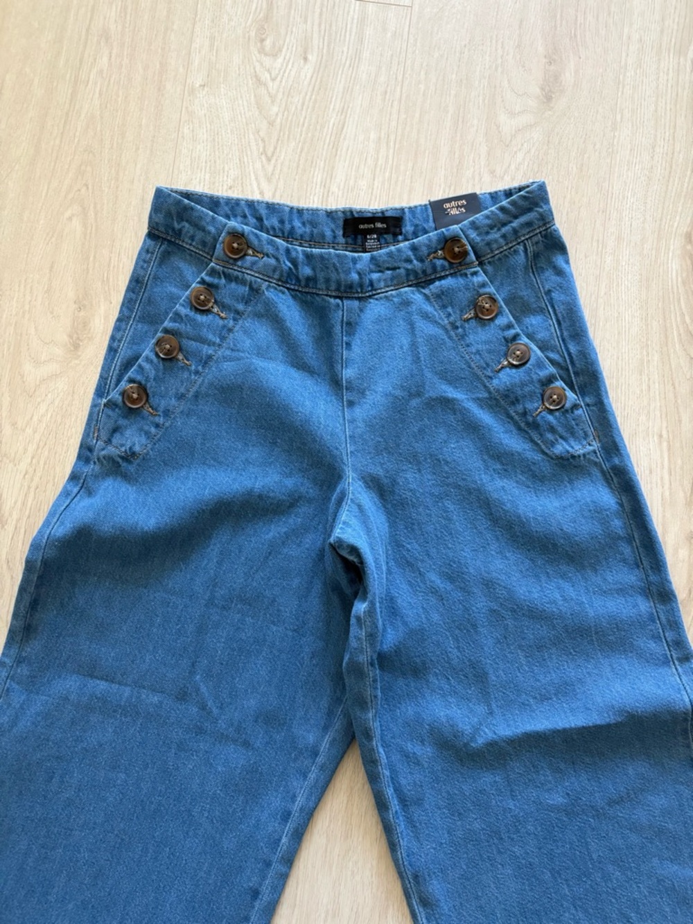 Autres Filles Wide Leg Jeans - Picture 2 of 10